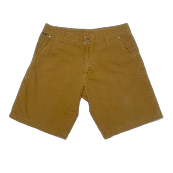 Kuhl Other - Kuhl Men's Size 36 Waist Khaki Cargo Shorts Snap Closure